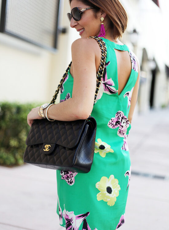 Blame it on Mei Miami Fashion Blogger Fall 2015 Baublebar drop tassel Jcrew dress Henri Bendel Tiffany bracelet Cartier Ballon Bleu Bvulgari sunglasses