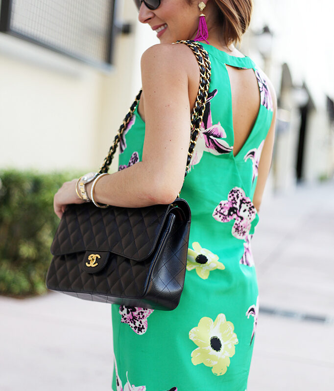 Blame it on Mei Miami Fashion Blogger Fall 2015 Baublebar drop tassel Jcrew dress Henri Bendel Tiffany bracelet Cartier Ballon Bleu Bvulgari sunglasses