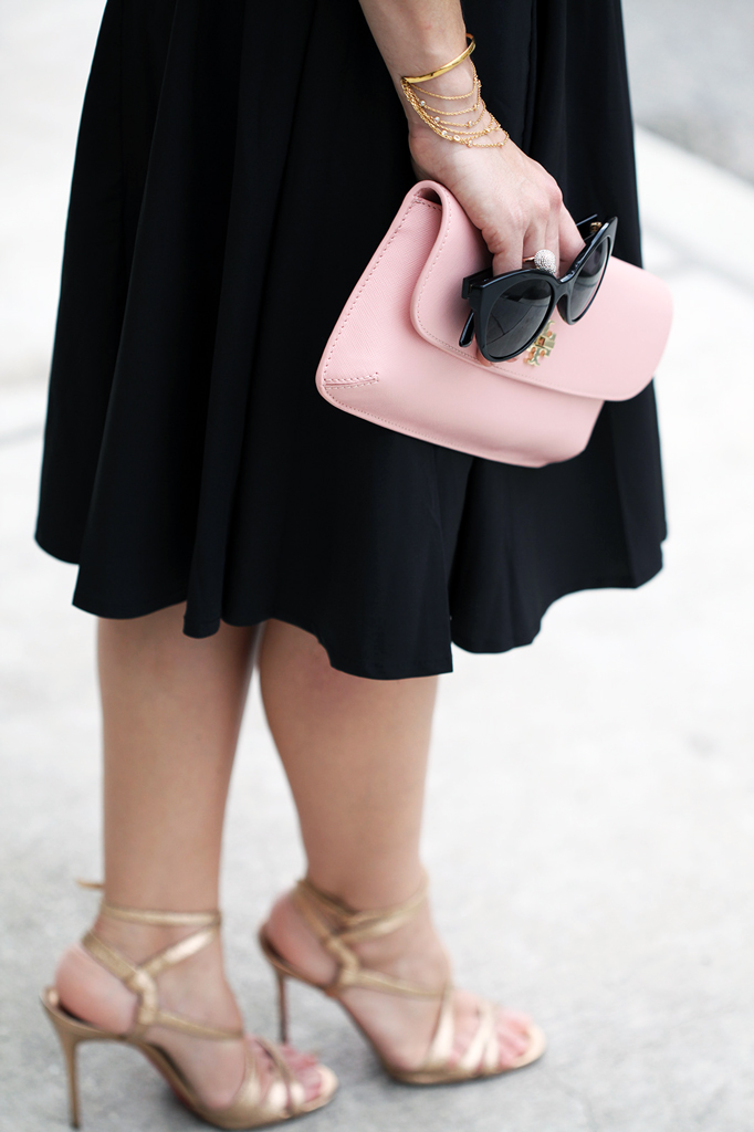 2-5-16-Blame-it-on-Mei-Fashion-Blogger-2016-Valentine-Day-Inspiration-Idea-Rose-Quartz-Blush-Crop-Top-Pleated-Skirt-Tory-Burch-Clutch-Pearl-Necklace-Louboutin-Metallic-Gold-Sandals-MiuMiu-Sunglasses