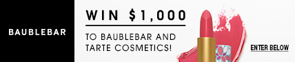 Tarte BaubleBar Sweepstake