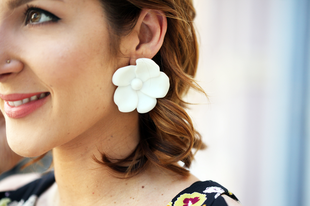 Blame-it-on-Mei-Miami-Fashion-Blogger-2016-Spring-Outfit-Look-Floral-Dress-White-Henri-Bendel-Debutante-Tassel-Clutch-Baublebar-Geranium-Earrings-Steve-Madden-Carrson-Yellow-Sandals