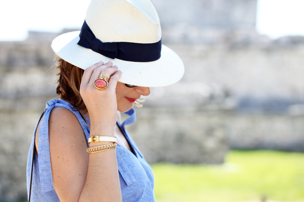 Blame-it-on-Mei-Miami-Fashion-Blogger-2016-Summer-Look-Off-The-Shoulder-Swimsuit-Black-Swimsuit-Animal-Print-Cover-Up-Floppy-Beach-Hat-Secrets-Maroma-Riviera-Maya
