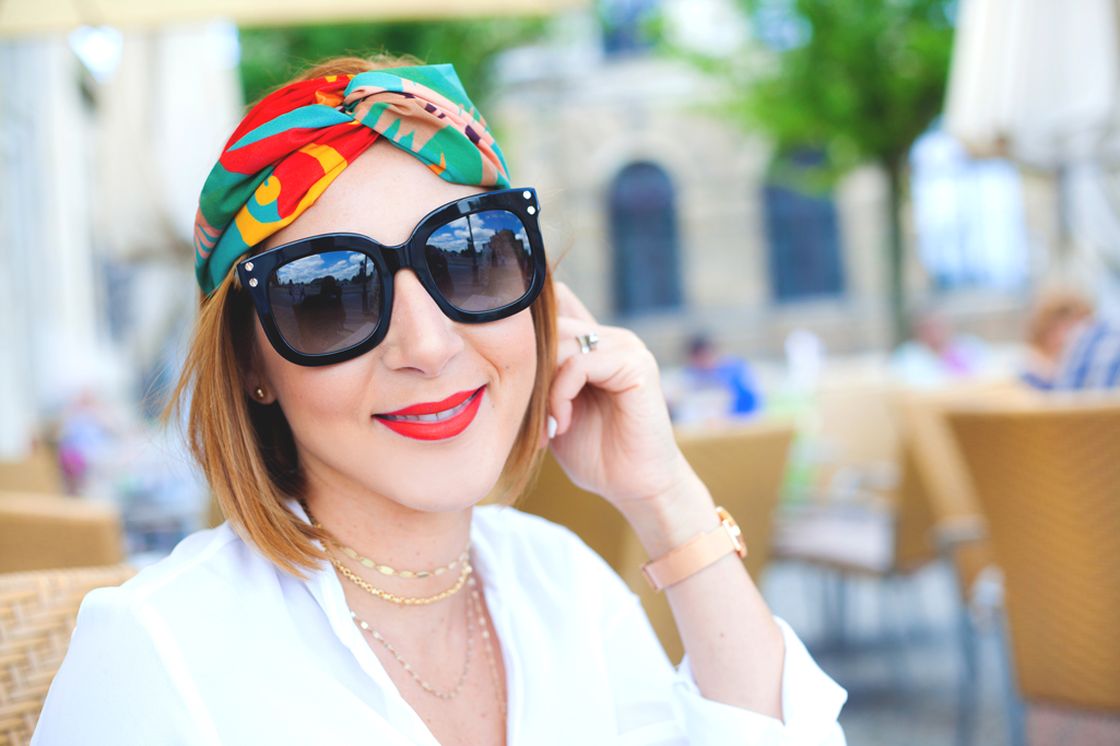 Blame it on Mei, @blameitonmei, Miami Fashion Blogger, Dresden, Germany, Travel Look, Turban Headwrap 