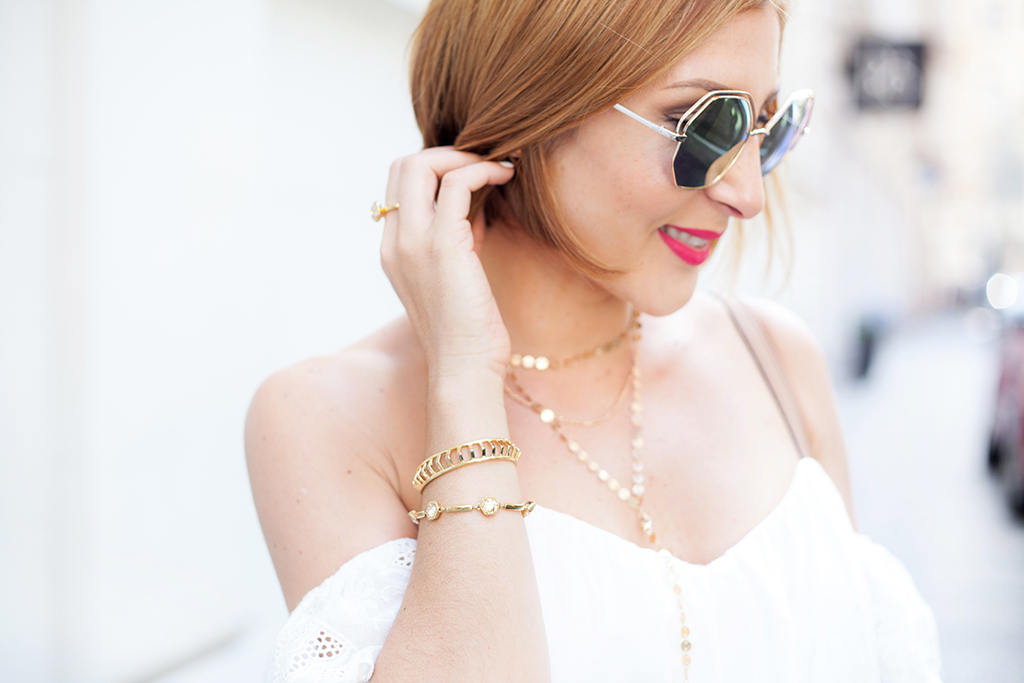 \Blame it on Mei, @blameitonmei, Miami Fashion Blogger, Summer Travel Look, Eyelet Top, Denim Skirt, Prague, Czech Republic