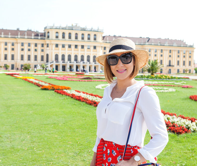 Blame it on Mei,@blameitonmei, Miami Fashion Travel Blogger, Vienna, Schonbrunn Palace Summer Outfit