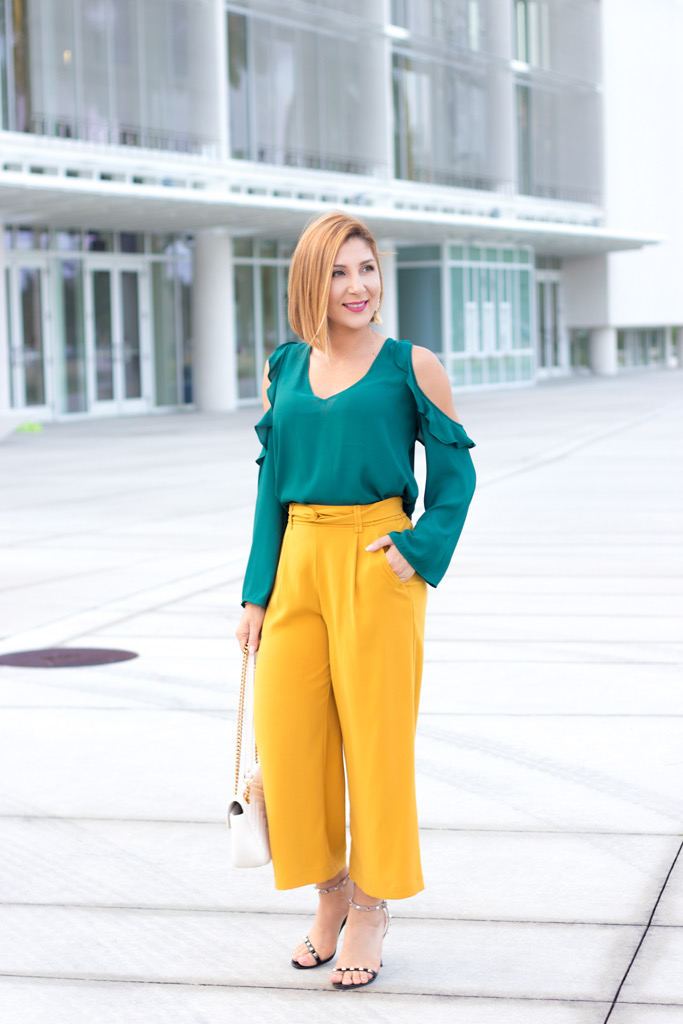 Blame it on Mei @blameitonmei, Miami fashion blogger, how to color block, Gucci marmont