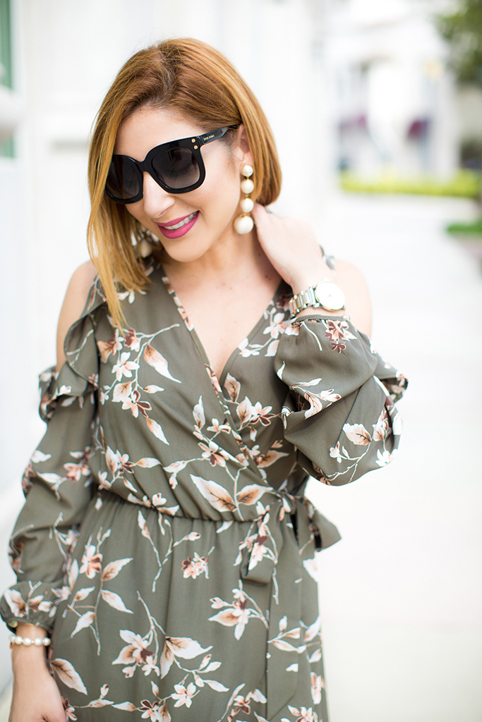 Blame it on Mei, @blameitonmei, Miami Fashion Blogger, Floral Wrap Dress