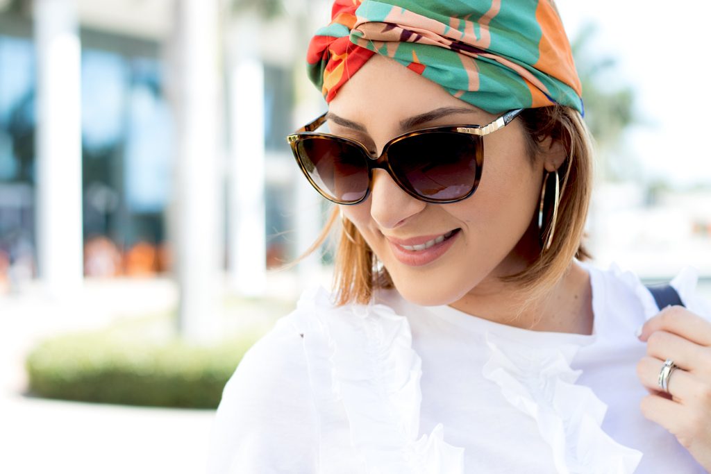 Blame it on Mei, @blameitonmei, Miami Fashion Blogger, Ruffle Top, Spring Casual Look Outfit