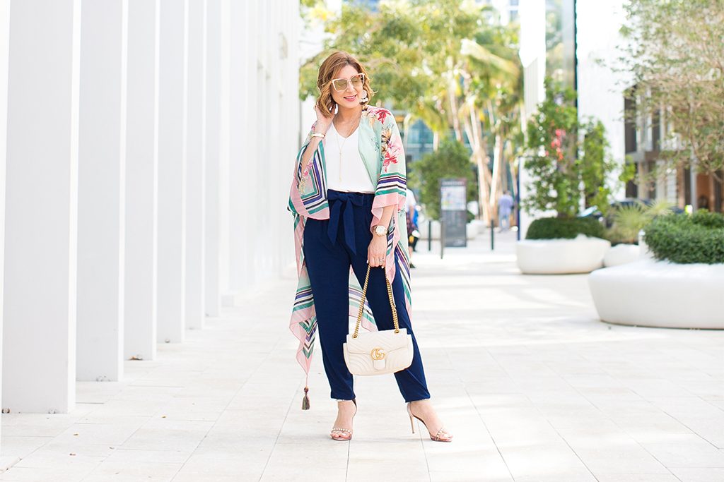 Blame it on Mei, @blameitonmei, Miami Fashion Blogger, how to style wear floral kimono