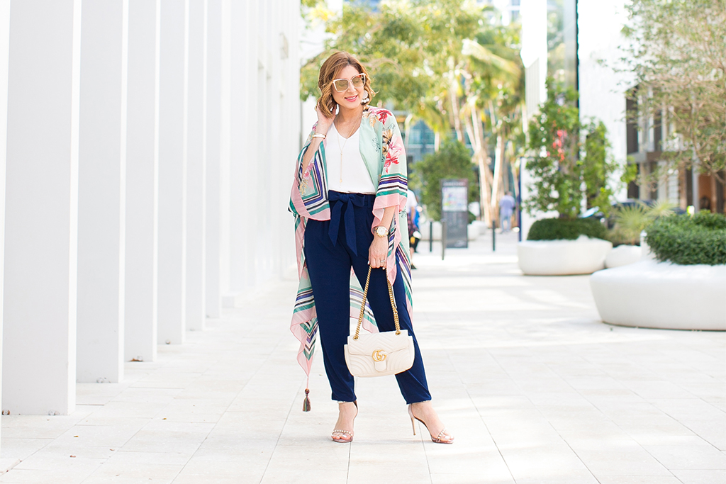 Blame it on Mei, @blameitonmei, Miami Fashion Blogger, how to style wear floral kimono