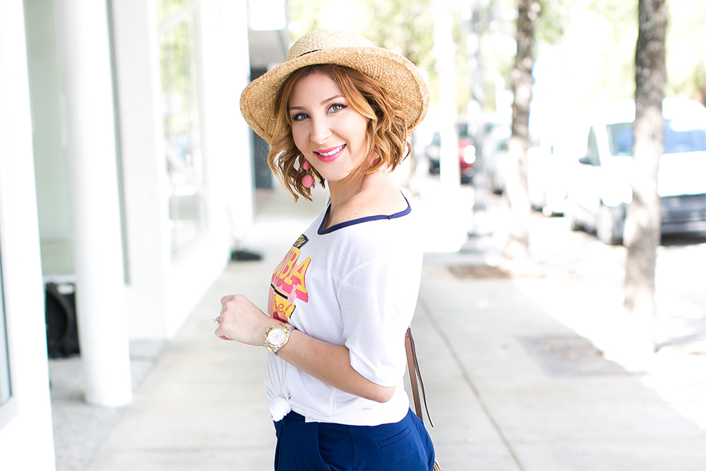 Blame it on Mei, @blameitonmei, Miami Fashion Blogger, graphic t-shirt, eva mendes collection, ny&co