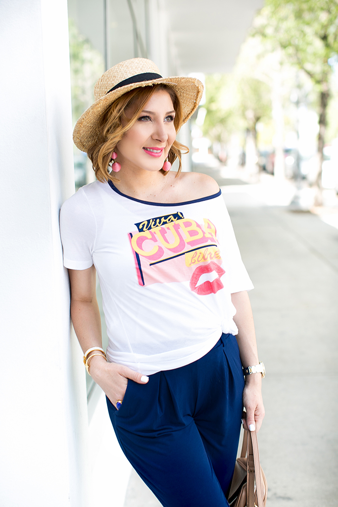 Blame it on Mei, @blameitonmei, Miami Fashion Blogger, graphic t-shirt, eva mendes collection, ny&co