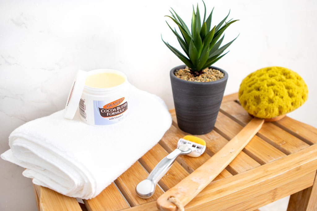 Blame it on Mei, Miami Fashion Blogger, solution for dry skin, Palmer's Cocoa Butter Solid Jar