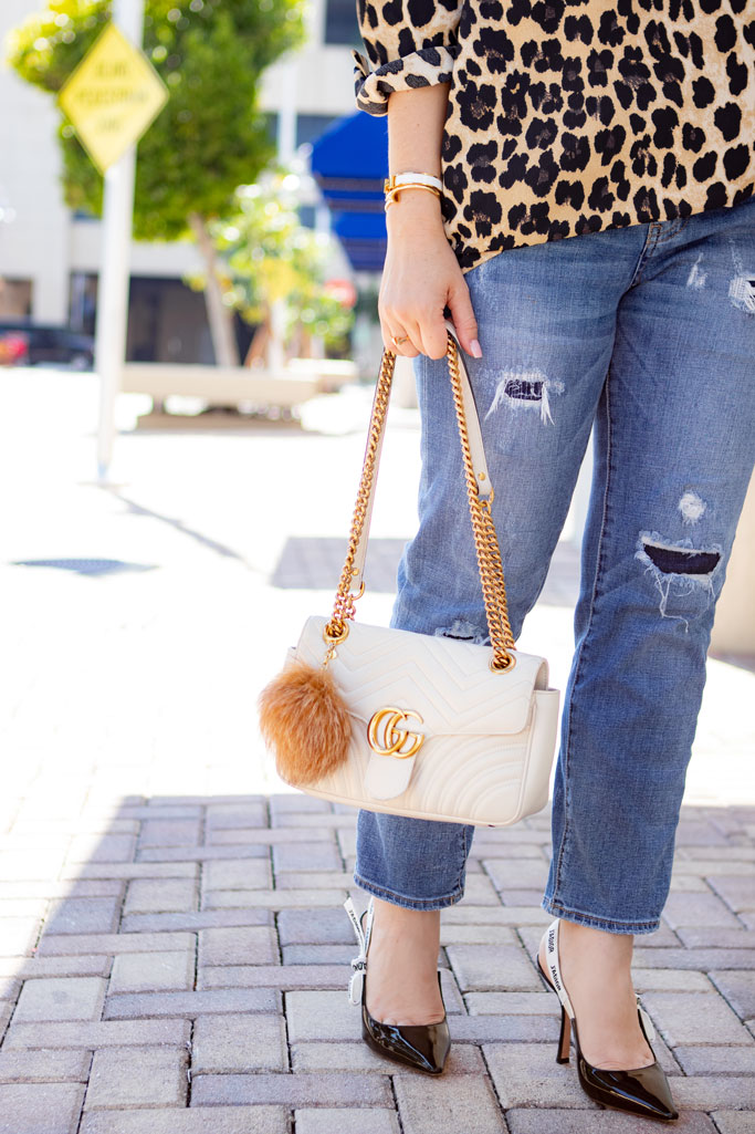Blame it on Mei, Miami Fashion Mommy Blogger, Working With Brands, Finding PR Contacts, Leopard Top, Red Baker Boy Hat