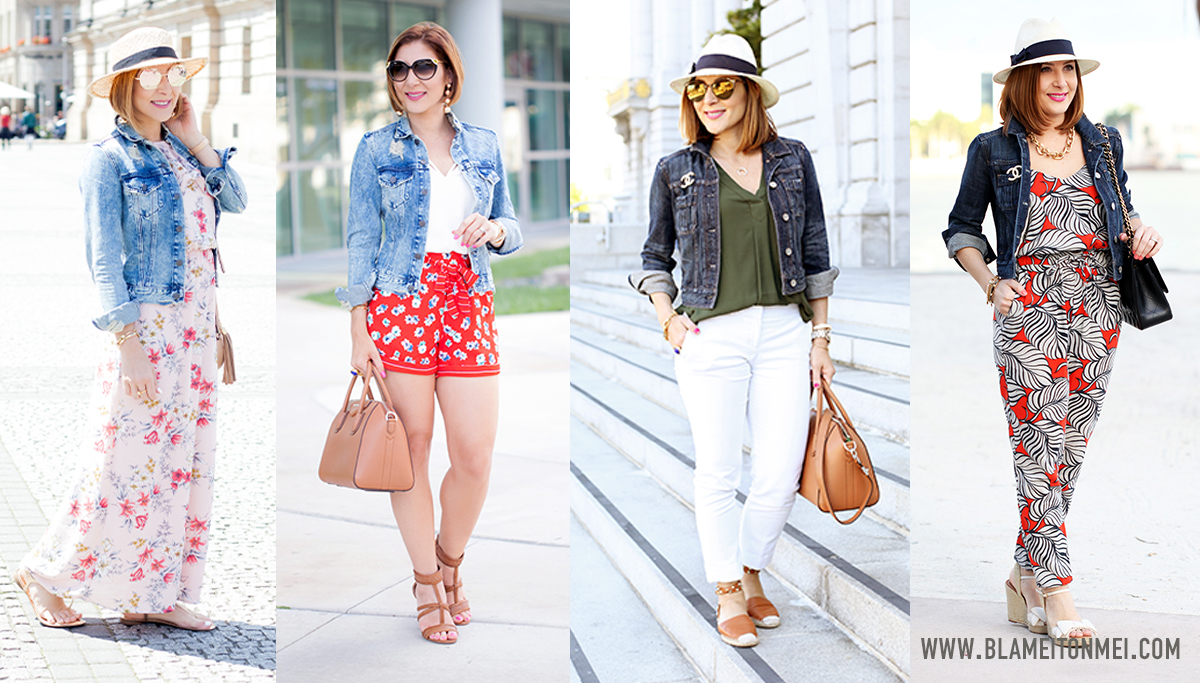 Blame it on Mei, @blameitonmei, 10 ways to wear a denim jacket