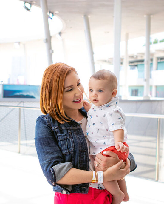 Blame it on Mei, @blameitonmei, Miami Fashion Mommy Blogger, Summer Activities For Kids in Miami, Flamingo Top, Denim Jacket, Wide Leg Pants