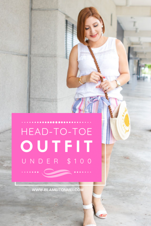 Blame it on Mei, @blameitonmei, Miami Fashion Mommy Blogger, cheap summer look, outfit 4 months pregnant, look under $100