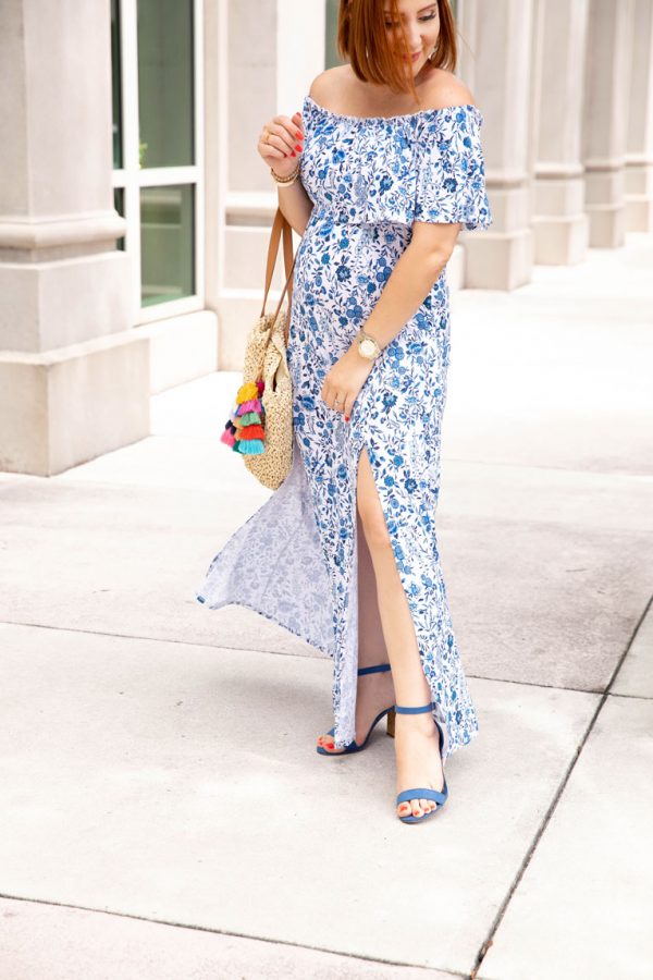Blame it on Mei, @blameitonmei, Miami Fashion Mom Blogger, summer dress under $15, 4 months pregnant, summer look outfit 