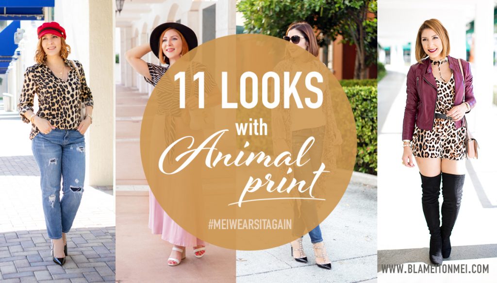 Blame it on Mei, @blameitonmei, Miami Fashion Blogger, how to wear animal print leopard