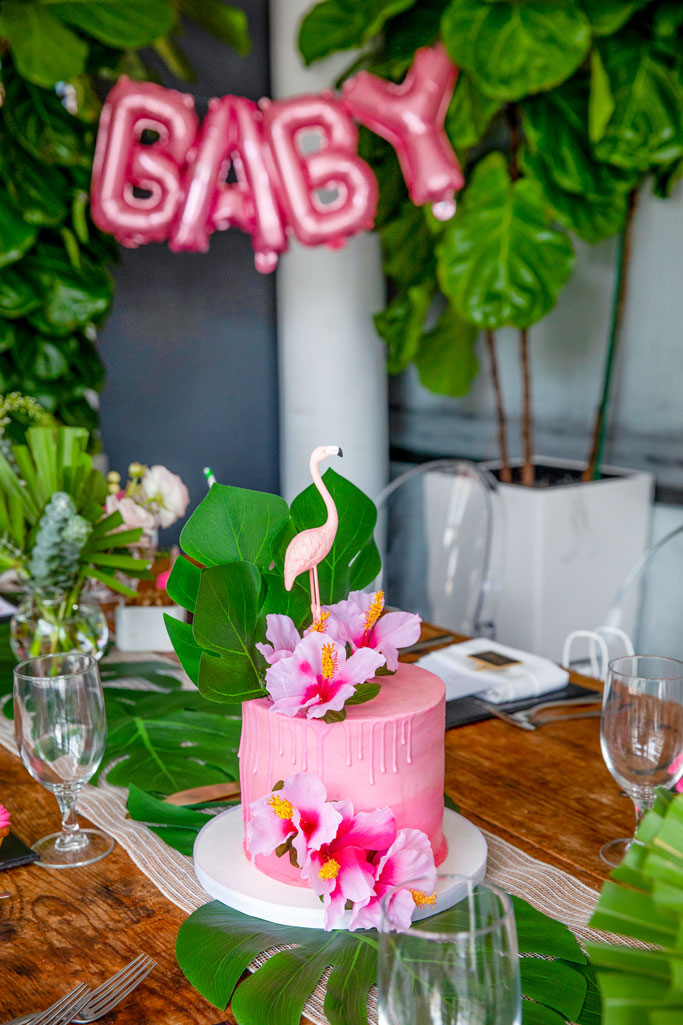 Blame it on Mei, @blameitonmei, Miami Fashion Mom Blogger, flamingo tropical baby shower theme
