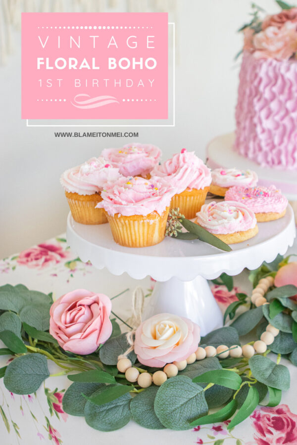 Blame it on Mei, @blameitonmei, Miami Lifestyle Mom Blogger, Vintage Boho Floral 1st Birthday, Rose Garden Theme